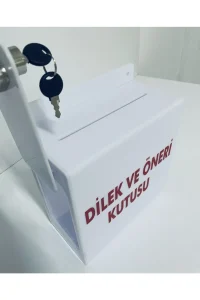 Dilek & Öneri Kutusu (Beyaz UV Baskılı)