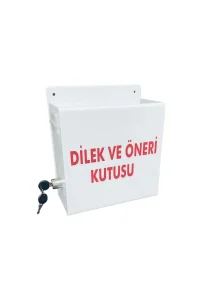 Dilek & Öneri Kutusu (Beyaz UV Baskılı)