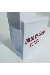 Dilek & Öneri Kutusu (Beyaz UV Baskılı)