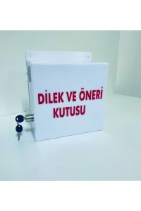 Dilek & Öneri Kutusu (Beyaz UV Baskılı)