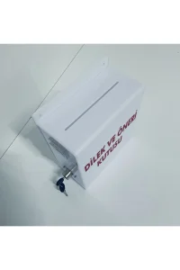 Dilek & Öneri Kutusu (Beyaz UV Baskılı)
